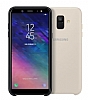 Samsung Galaxy A6 2018 Orjinal ift Katmanl Gold Arka Kapak - Resim 8