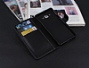 Samsung Galaxy A7 Czdanl Yan Kapakl Siyah Deri Klf - Resim: 3
