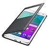 Samsung Galaxy A7 Orjinal Uyku Modlu Pencereli Siyah Klf - Resim 2