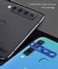 Samsung Galaxy A9 2018 Lacivert Metal Kamera Lensi Koruyucu - Resim: 2