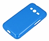 Samsung Galaxy Ace 4 Mavi Silikon Klf - Resim: 1
