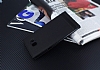 Samsung Galaxy C9 Pro Gizli Mknatsl Pencereli Siyah Deri Klf - Resim: 1