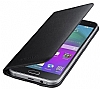 Samsung Galaxy E5 Orjinal Flip Wallet Siyah Klf - Resim: 1