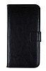 Samsung Galaxy E7 Czdanl Kapakl Siyah Deri Klf