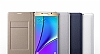 Samsung Galaxy J2 Czdanl Yan Kapakl Siyah Deri Klf - Resim 2