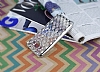 Samsung Galaxy J2 Diamond Silver Kenarl effaf Silikon Klf - Resim 3