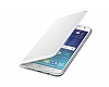 Samsung Galaxy J7 Orjinal Flip Wallet Beyaz Kılıf - Resim: 2