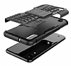 Samsung Galaxy M10 Sper Koruma Standl Siyah Klf - Resim: 2