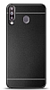 Samsung Galaxy M30 Metal Siyah eritli Rubber Klf