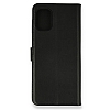 Samsung Galaxy M51 Czdanl Kapakl Siyah Deri Klf - Resim: 1