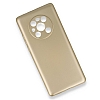 Huawei Mate 40 Pro Kamera Korumal Gold Silikon Klf - Resim: 1