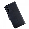 Samsung Galaxy M52 5G Kamera Korumal Czdanl Siyah Deri Klf - Resim: 2