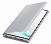 Samsung Galaxy Note 10 Orjinal Clear View Uyku Modlu Silver Klf - Resim: 2