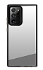 Samsung Galaxy Note 20 Ultra Aynal Silver Silikon Kenarl Rubber Klf