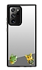 Samsung Galaxy Note 20 Ultra Kurbaa Figrl Aynal Silver Rubber Klf