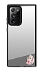 Samsung Galaxy Note 20 Ultra Sevimli Tavan Figrl Aynal Silver Rubber Klf