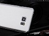 Samsung Galaxy Note 5 Tam Kenar Koruma Silver Rubber Klf - Resim 1