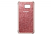 Samsung Galaxy Note 5 Orjinal Glitter Pembe Rubber Klf - Resim: 4