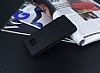 Samsung Galaxy Note FE Kapakl Siyah Deri Klf - Resim 1
