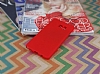 Samsung Galaxy Note FE Mat Krmz Silikon Klf - Resim 2