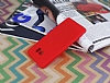Samsung Galaxy Note FE Mat Krmz Silikon Klf - Resim: 1