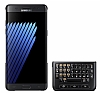 Samsung Galaxy Note FE Orjinal Klavyeli Siyah Klf - Resim: 1