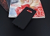Samsung Galaxy Note 8 Kadife Dokulu Siyah Silikon Klf - Resim 2