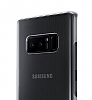 Samsung Galaxy Note 8 Orjinal Clear Cover effaf Siyah Rubber Klf - Resim: 5