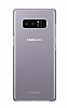 Samsung Galaxy Note 8 Orjinal Clear Cover effaf Mor Rubber Klf - Resim: 3