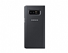 Samsung Galaxy Note 8 Orjinal Clear View Uyku Modlu Siyah Klf - Resim 4