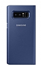 Samsung Galaxy Note 8 Orjinal Clear View Uyku Modlu Lacivert Klf - Resim 3