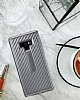 Samsung Galaxy Note 9 Standl Silver Rubber Klf - Resim: 1