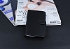 Samsung Galaxy Note Edge Czdanl Yan Kapakl Siyah Deri Klf - Resim 1