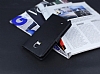 Samsung Galaxy Note Edge Czdanl Yan Kapakl Siyah Deri Klf - Resim: 2