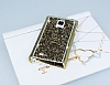 Samsung Galaxy Note Edge Metal Kenarl Tal Gold Rubber Klf - Resim: 1