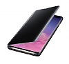 Samsung Galaxy S10 Orjinal Clear View Uyku Modlu Siyah Klf - Resim 1