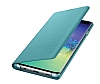 Samsung Galaxy S10 Orjinal Led View Cover Yeil Klf - Resim: 1