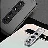 Samsung Galaxy S10 Plus Silver Metal Kamera Lensi Koruyucu - Resim: 3