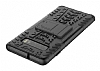 Samsung Galaxy S10 Sper Koruma Standl Siyah Klf - Resim: 3