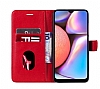 Samsung Galaxy S20 FE Cüzdanlı Kapaklı Kırmızı Deri Kılıf - Resim: 2
