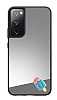 Samsung Galaxy S20 FE Dondurma Figrl Aynal Silver Rubber Klf