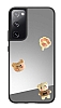 Samsung Galaxy S20 FE Sevimli Aylar Figrl Aynal Silver Rubber Klf