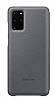 Samsung Galaxy S20 Plus Orjinal Led View Gri Klf - Resim 1