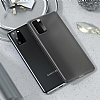 Eiroo Ghost Thin Samsung Galaxy S20 Siyah Ultra nce Rubber Klf - Resim 2