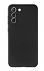 Samsung Galaxy S21 FE 5G Kamera Korumal Mat Siyah Silikon Klf