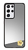 Samsung Galaxy S21 Ultra Yldz Figrl Aynal Silver Rubber Klf