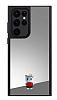 Samsung Galaxy S22 Ultra 5G Kedi Figrl Aynal Silver Rubber Klf
