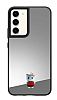 Samsung Galaxy S23 Kedi Figrl Aynal Silver Rubber Klf