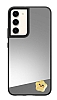 Samsung Galaxy S23 Plus Yldz Figrl Aynal Silver Rubber Klf