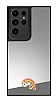 Samsung Galaxy S23 Ultra Gkkua Figrl Aynal Silver Rubber Klf